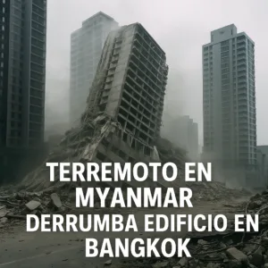 ​Un terremoto de magnitud 7,7 sacudió Birmania y Tailandia