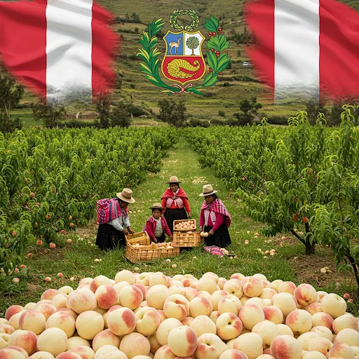 El Durazno en el Perú
