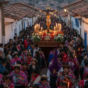 Tradiciones en los Andes del Perú durante la Semana Santa Historia, costumbres y espiritualidad andina