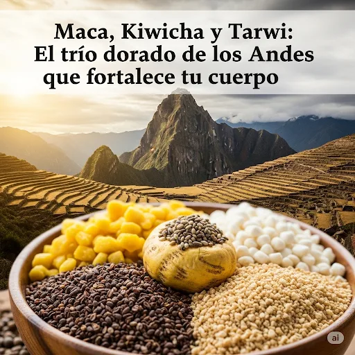 Maca, Kiwicha y Tarwi: El trío dorado de los Andes que fortalece tu cuerpo