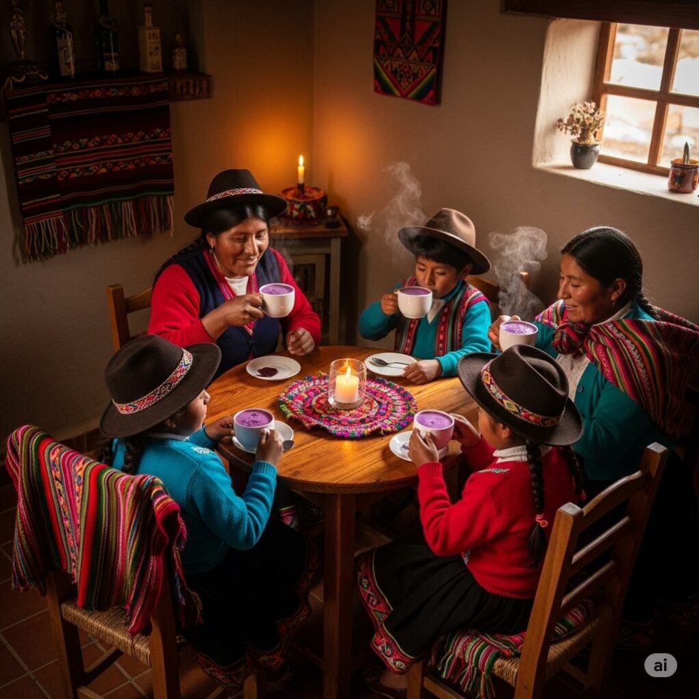 Api (o Api Morado): La Bebida Caliente que Endulza el Altiplano