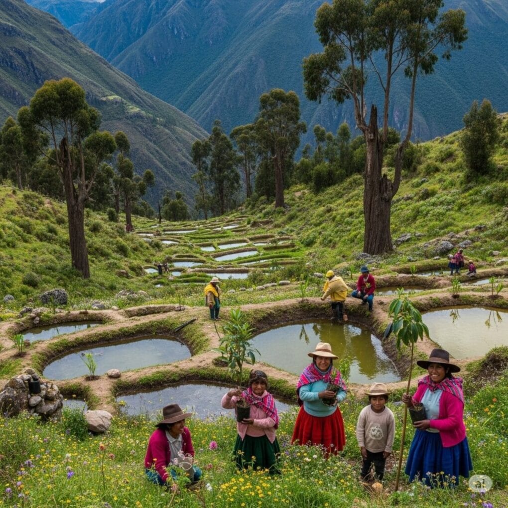 Siembra y cosecha de agua en los andes