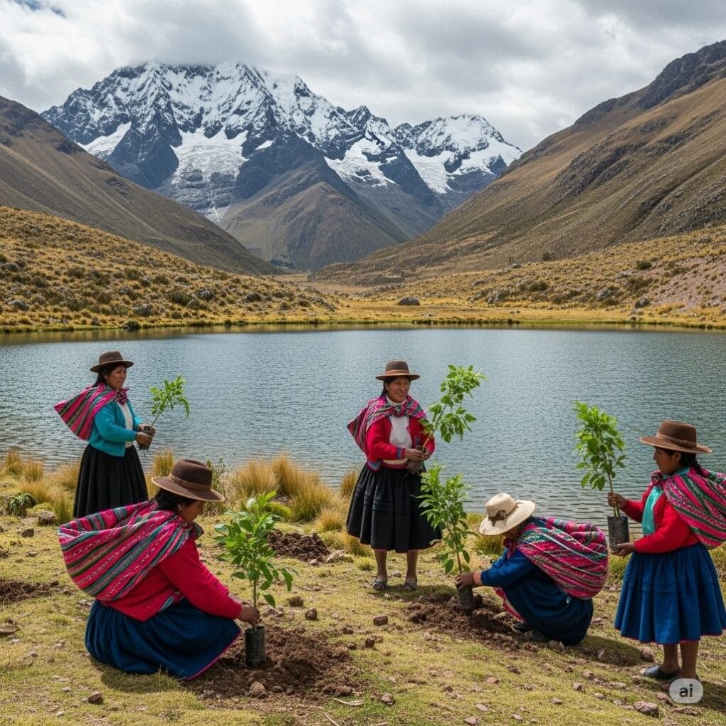 Siembra y cosecha de agua en los andes